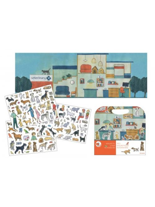 La medicul veterinar, set magnetic - Egmond