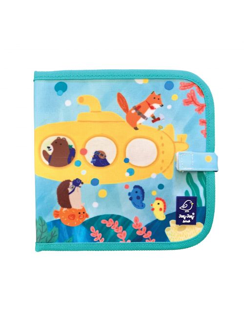 Carte reutilizabilă pentru desen - Submarine - Doodle it & Go erasable book - Jaq Jaq Bird